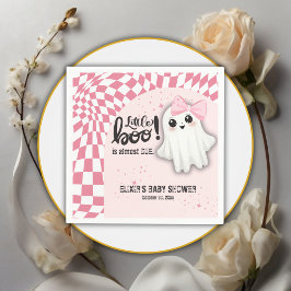 Servilleta De Papel Pequeño fantasma rosado casi se debe a Baby Shower