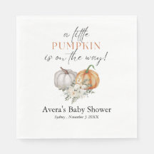 Pequeño Fiesta de Baby Shower de calabaza