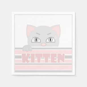 Servilleta De Papel Pequeño gatito