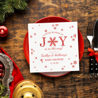 Pequeño Grupo De Navidades De Alegría Baby Shower