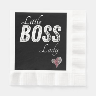 Servilleta De Papel Pequeño Jefe Lady Niños Pequeños Chica Corto