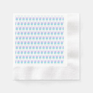 Servilleta De Papel Pequeño Monstruo Azul