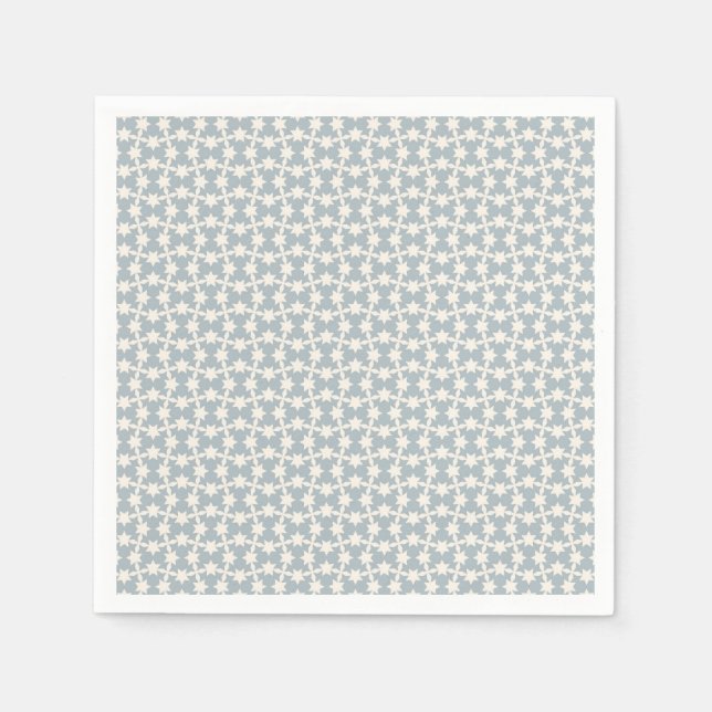 Servilleta De Papel Pequeño patrón de estrella Baby Shower Napkin (Anverso)