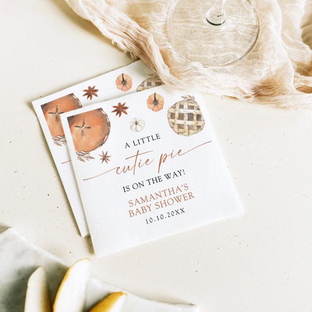 Servilleta De Papel Pequeño Pie En El Camino Cae En Baby Shower (Subido por el creador)