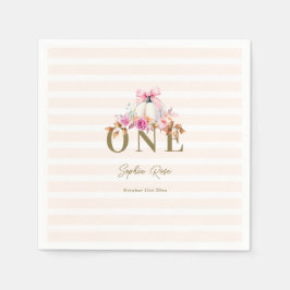 Servilleta De Papel Pequeño Rosas de la calabaza rosa de la vaca prime