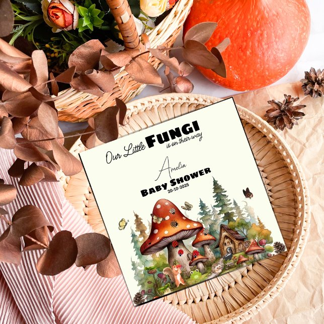 Servilleta De Papel Pequeños hongos hongos hongos Hongos Whimsical Woo (Subido por el creador)