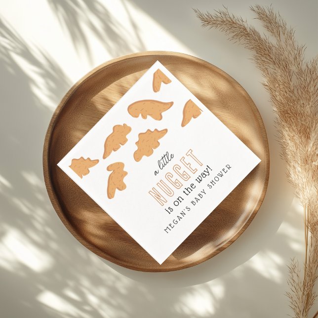 Servilleta De Papel Pequeños pañales nugget Baby Shower (Subido por el creador)