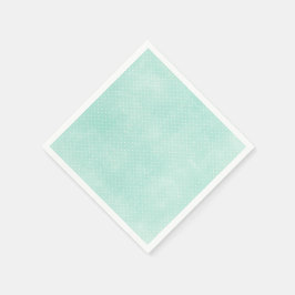 Servilleta De Papel Pequeños puntos de Polka azul turquesa azul Pastel
