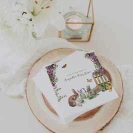 Servilleta De Papel Pequeños Tesoros | Baby Shower Jardín de Primavera