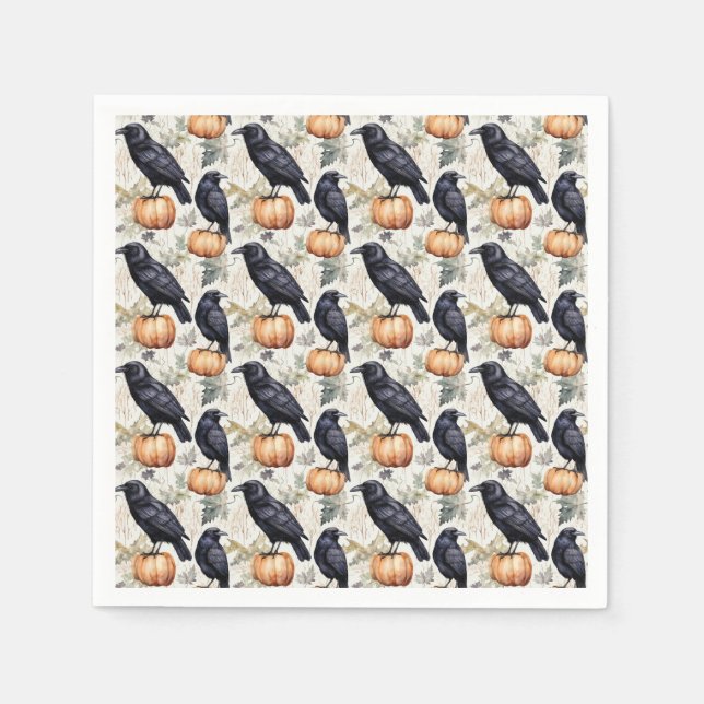 Servilleta De Papel Perch y Calabaza (Anverso)