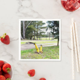 Servilleta De Papel Perdido en el jardín otra vez