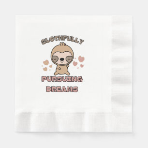 Servilleta De Papel Perezoso Kawaii Chiste De Animal
