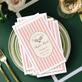 Servilleta De Papel Perfect Match Tennis Bridal Shower 