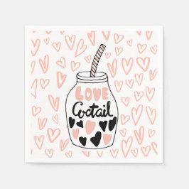 Servilleta De Papel Perfect Valentines Cocktail Napkin