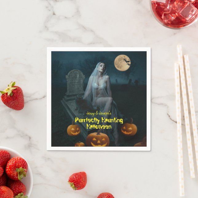 Servilleta De Papel Perfectamente Haunting Halloween (In situ)