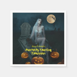 Servilleta De Papel Perfectamente Haunting Halloween
