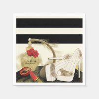 Perfume París Rosas Tacones y Lápiz Labial