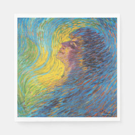 Servilleta De Papel Perfume (retrato femenino) (de Luigi Russolo)
