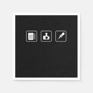 Servilleta De Papel Periodista escritor de periodismo periodista repor