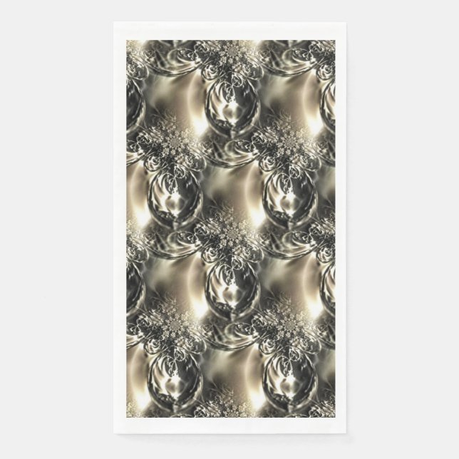Servilleta De Papel Perlas doradas (Anverso)