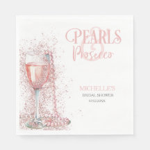 Perlas Purpurinas modernas rosadas y prosecco de R