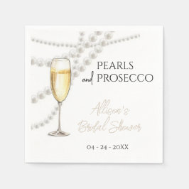 Servilleta De Papel Perlas y Prosecco