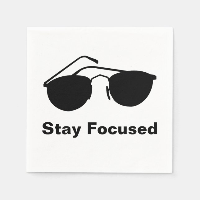 Servilleta De Papel Permanecer centrado en 2026 (Anverso)