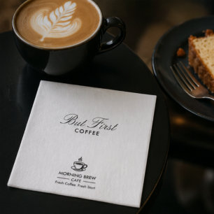 Servilleta De Papel Pero Primero Café Logotipo Comercial Personalizado