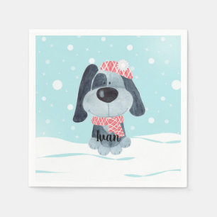 Servilleta De Papel Perrito lindo, bebé