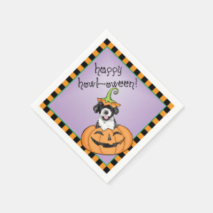Servilleta De Papel Perro acuático portugués de Halloween