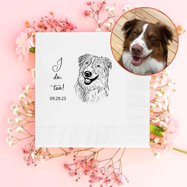 Servilleta De Papel Perro australiano personalizado que yo también hag (Subido por el creador)