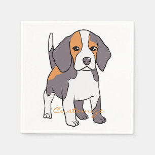 Servilleta De Papel Perro Beagle Cute Rama Thunder_Cove