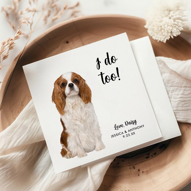 Servilleta De Papel Perro Boda Cocktail Napkins (Subido por el creador)