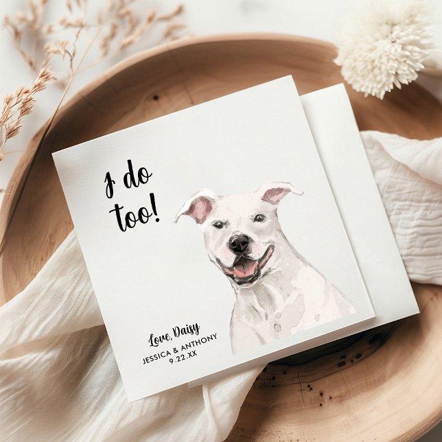 Servilleta De Papel Perro Boda Cocktail Napkins (Subido por el creador)