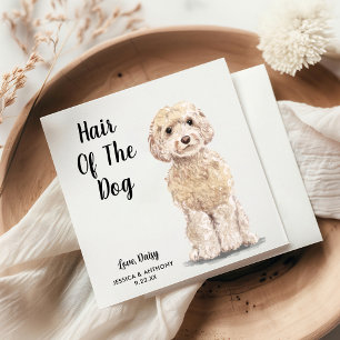 Servilleta De Papel Perro Boda Cocktail Napkins