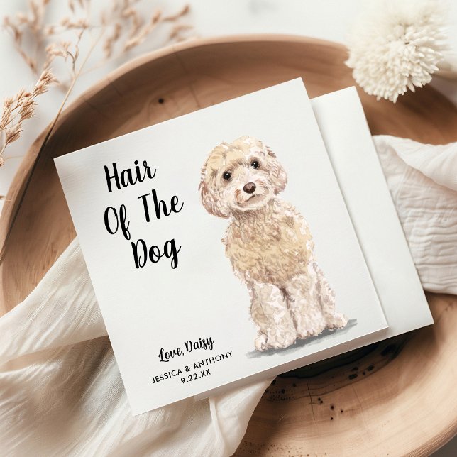 Servilleta De Papel Perro Boda Cocktail Napkins (Subido por el creador)