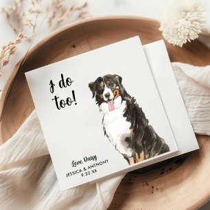 Servilleta De Papel Perro Boda Cocktail Napkins