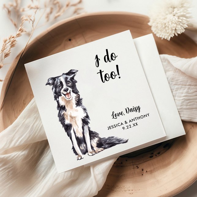 Servilleta De Papel Perro Boda Cocktail Napkins (Subido por el creador)
