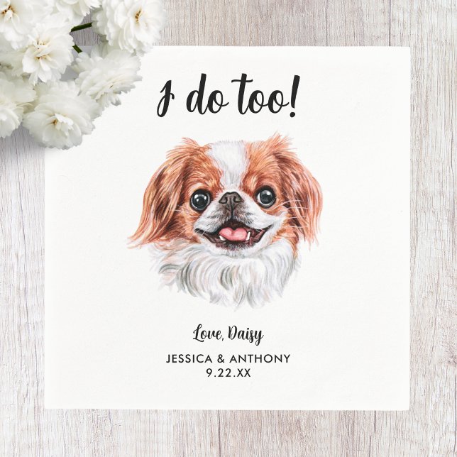 Servilleta De Papel Perro Boda Cocktail Napkins (Subido por el creador)