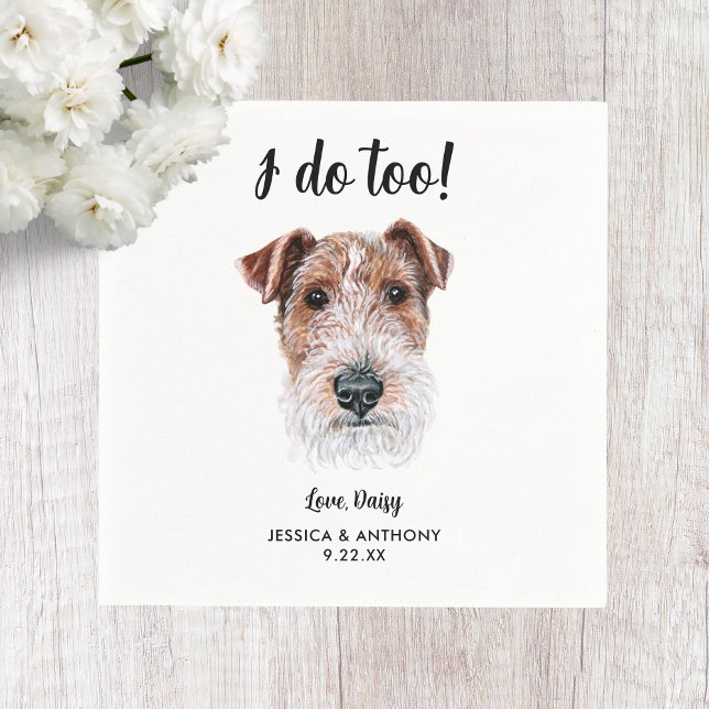 Servilleta De Papel Perro Boda Cocktail Napkins (Subido por el creador)