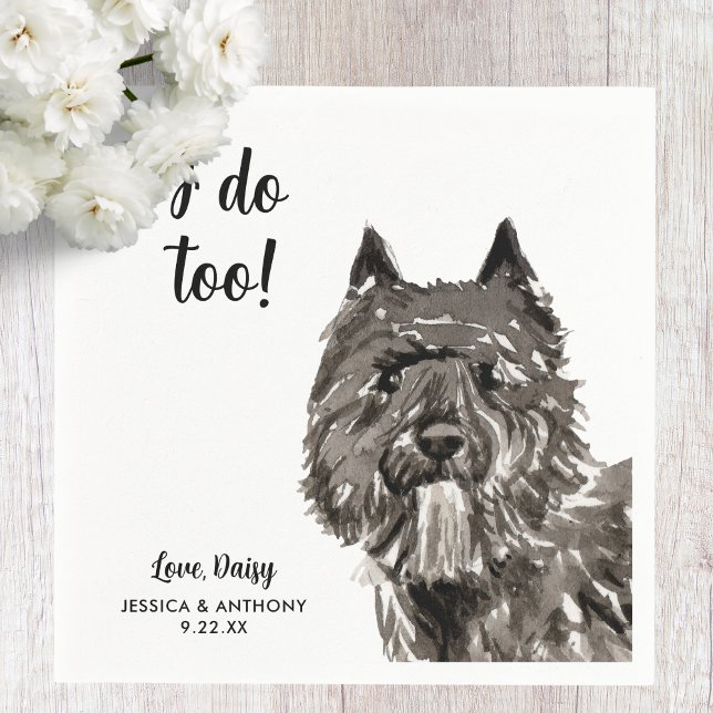 Servilleta De Papel Perro Boda Cocktail Napkins (Subido por el creador)