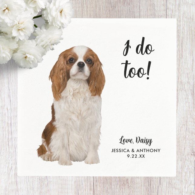 Servilleta De Papel Perro Boda Cocktail Napkins (Subido por el creador)