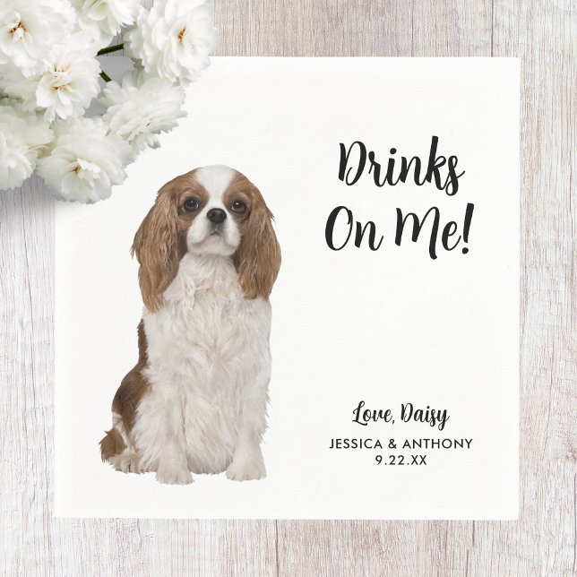 Servilleta De Papel Perro Boda Cocktail Napkins (Subido por el creador)