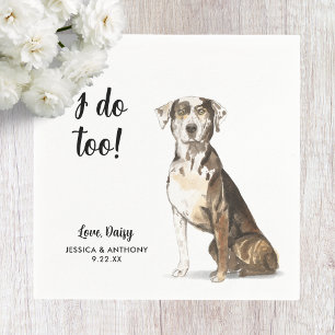 Servilleta De Papel Perro Boda Cocktail Napkins