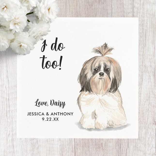 Servilleta De Papel Perro Boda Cocktail Napkins (Subido por el creador)