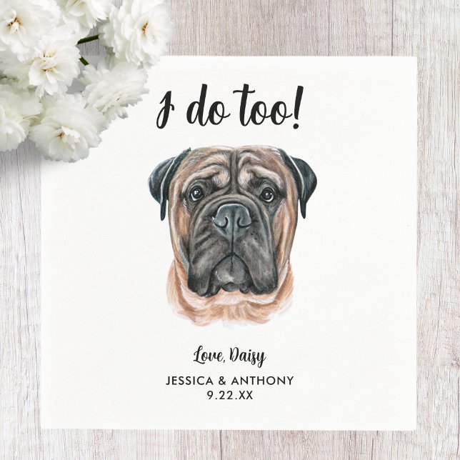 Servilleta De Papel Perro Boda Cocktail Napkins (Subido por el creador)