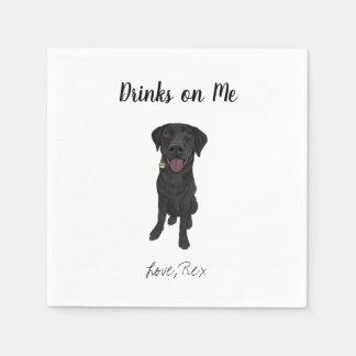 Servilleta De Papel Perro Boda Cocktail Napkins