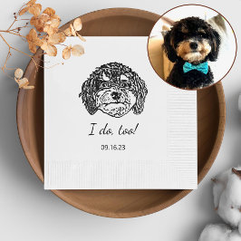 Servilleta De Papel Perro Cavoodle Personalizado Yo También Lo Hago