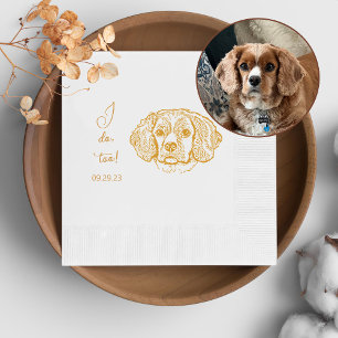 Servilleta De Papel Perro Cocker Spaniel Personalizado Yo También