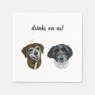 Servilleta De Papel Perro Cocktail Napkins